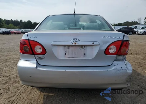 2007 Toyota Corolla Ce из США, поврежденный, VIN 2T1BR32E87C845994